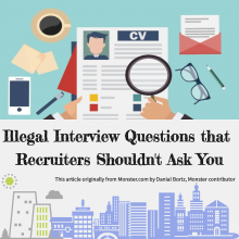 Illegal Interview Questions that Recruiters Should not ask you